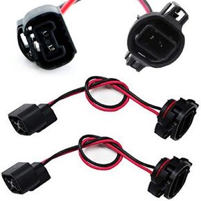 iJDMTOY 5202 H16 Extension Wire Harness Sockets Compatible with Automtive Driving Light, Fog Light, Retrofit, Off-Road Lighting, etc