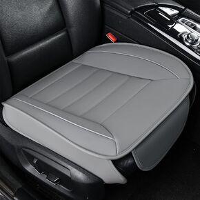 Cusaota 1 Piece Car Seat Cover Protector Front Seat Bottom Cover, Luxury PU Leather Car Interior Seat Cushion Cover, Compatible with 90% Vehicles (Sedan SUV Truck Jeep Mini Van) (Beige-1PCS)