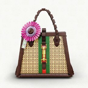 Handbag Building Set for Adults,Mother's Day Decoration,Creative Gift for Mother's Day or Housewarming,Fashion Bag Building Blocks Sets for Women,Gifts for Her for Anniversary and Valentine's Day