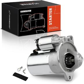 A-Premium Starter Motor Compatible with Ford, Lincoln & Mercury Models - Bronco, Country Squire, F150 F250 F350, E-Series Vans, Mustang, Town Car, Cougar - 12V 1.4KW CW 10 Teeth - Replace# 410-14023