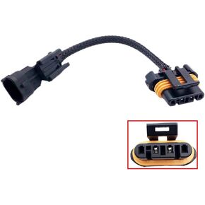 Wire Adapter 6" LS Alternator 2-pin Hi-amp to 4-flat for LS1 LM7 LQ4 4.8 5.3 LR4 LS6 L59 LQ9 LM4 L33 LS2 LH6 L92 L76 LY2 LY5 LY6 LC9 LFA LH8 LMG LS3 L98 L9H L20 L94 LZ1 L99 L96 LC8 WAALT40-6 NEW