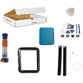 Screen Repair Kit Compatible for Apple Watch Series 2 & Series 3 (42mm) - Front Glass Lens Replacement