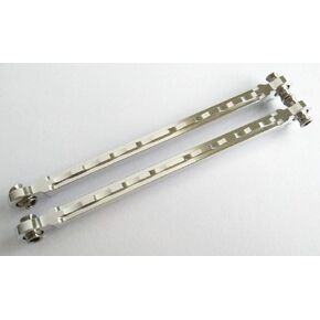 Aluminum Front Steering Toe Links Integrated Design Silver for UDR 8547 Unlimited Desert Racer Traxxass