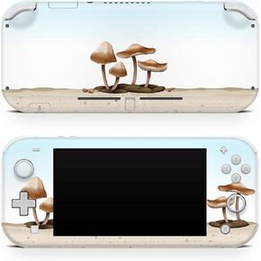 TACKY DESIGN Desert Mushroom Skin Compatible with Nintendo Switch lite, Pastel Color Compatible with Switch lite Stickers, Vinyl 3m Decal, Full wrap Cover
