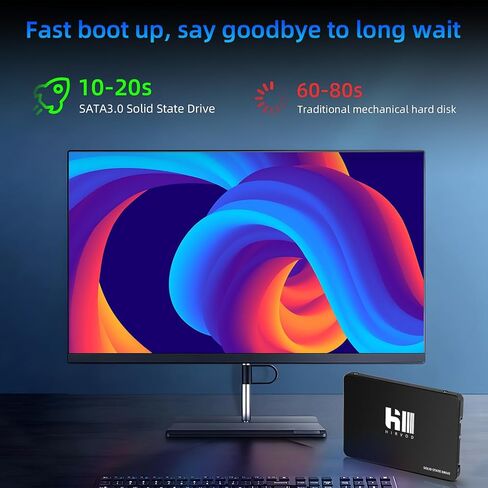 1 تيرابايت SSD SATA III 2.5 بوصة SSD داخلي، سرعة قراءة تصل إلى 570 ميجابايت/ثانية، 6 جيجابايت/ثانية، تقنية NAND ثلاثية الأبعاد، محرك أقراص الحالة الصلبة الداخلي SSD، لسطح المكتب والكمبيوتر المحمول (أسود) in Kuwait