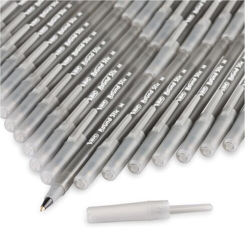 BIC Round Stic Xtra Life Ball Pen, Medium Point (1.0mm), Assorted Colors, 240-Count in Saudi Arabia