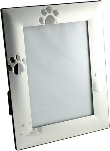 إطار صورة للحيوانات الأليفة بطبعة مخالب كلب من سكاي واي، فضي - 5 × 7 in Kuwait