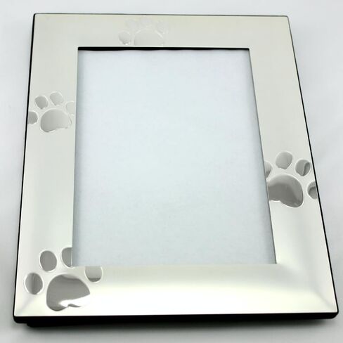 إطار صورة للحيوانات الأليفة بطبعة مخالب كلب من سكاي واي، فضي - 5 × 7 in Kuwait