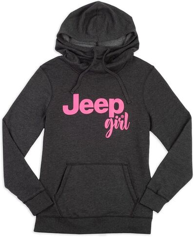 بلوفر بغطاء للرأس من الصوف خفيف الوزن للسيدات من Jeep Girl - أسود منقط in Saudi Arabia