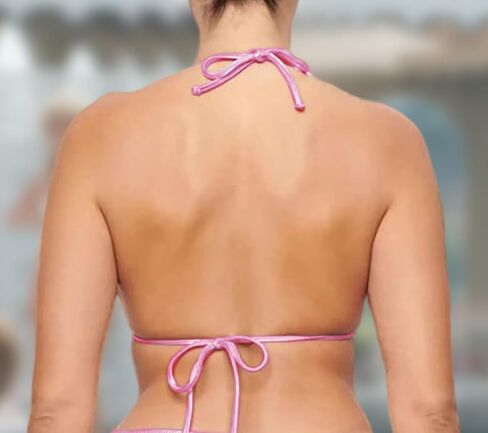 Women's Metallic Bikini Top - Halter Shiny Triangle Bralette Rave Tops Tie Side Swimsuit Bra in Saudi Arabia