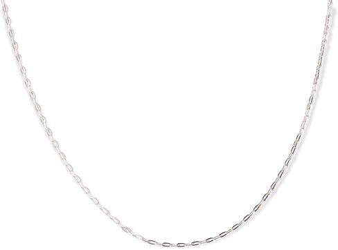 CRAFT WIRE 925 Sterling Silver 1.1mm Flat Oval Cable Chain Necklace in Saudi Arabia