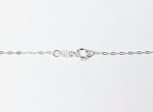 CRAFT WIRE 925 Sterling Silver 1.1mm Flat Oval Cable Chain Necklace in Saudi Arabia