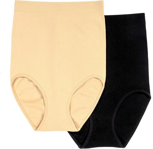 أليس إنتيمايتس للنساء بدون خياطة عالية الخصر للبطن والفخذ، عبوتان in Kuwait