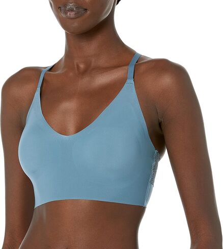 Maidenform Women's Pure Comfort Wireless Bralette with Lace Trim, Racerback (Retired Colors) in Saudi Arabia