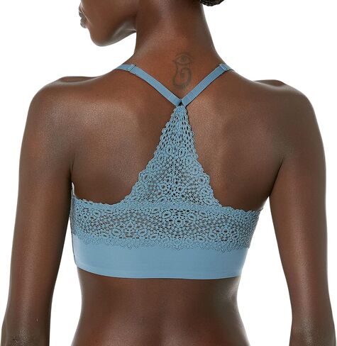 Maidenform Women's Pure Comfort Wireless Bralette with Lace Trim, Racerback (Retired Colors) in Saudi Arabia