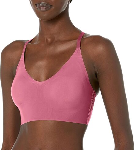 Maidenform Women's Pure Comfort Wireless Bralette with Lace Trim, Racerback (Retired Colors) in Saudi Arabia