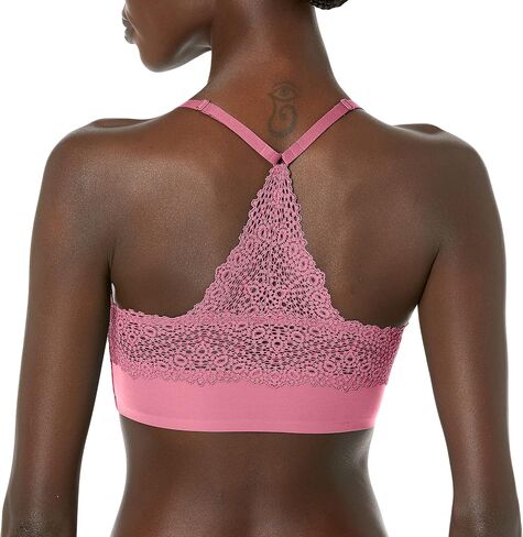 Maidenform Women's Pure Comfort Wireless Bralette with Lace Trim, Racerback (Retired Colors) in Saudi Arabia