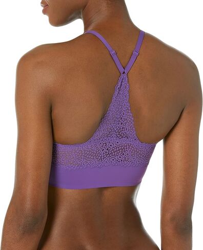 Maidenform Women's Pure Comfort Wireless Bralette with Lace Trim, Racerback (Retired Colors) in Saudi Arabia
