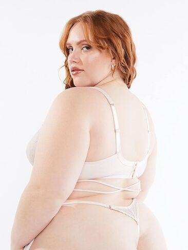 Savage X Fenty، حمالة صدر نسائية غير مبطنة من الدانتيل مع ربطة عنق in Kuwait