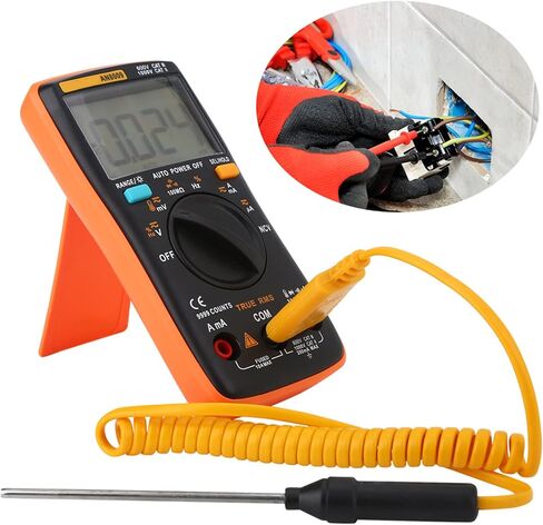 مقياس رقمي متعدد، ANENG AN8009 مقياس رقمي متعدد المدى التلقائي صحيح RMS AC DC الجهد الكهربائي متر in Saudi Arabia
