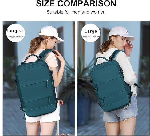 coowoz Large Travel Backpack For Women Men, Carry On Backpack,Hiking Backpack Waterproof Outdoor Sports Rucksack Casual Daypack Expandable Heavy Duty Extra large Backpack Olive Green in Saudi Arabia