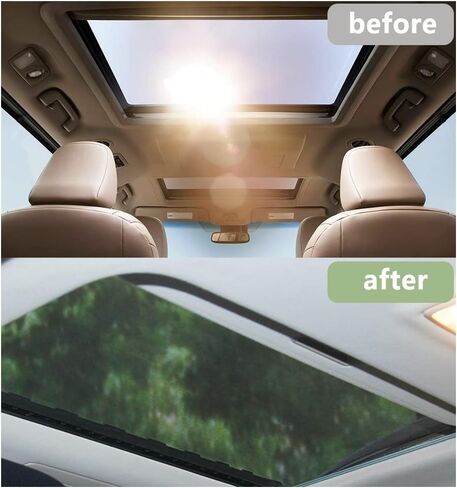 غطاء فتحة سقف مغناطيسية قابلة للتنفس لسيارات الدفع الرباعي - شبكة للحماية من الحشرات والأشعة فوق البنفسجية للحفاظ على برودة السيارة - خيمة سيارة أساسية للتخييم ومواقف السيارات والجولات in Kuwait