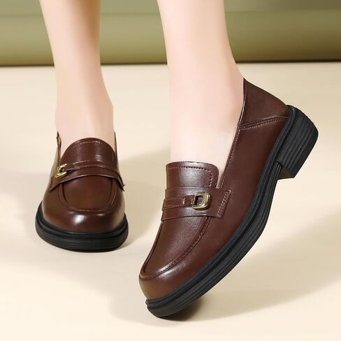 Loafers for Women Penny Women's Loafers & Slip-ons Round Toe Ladies Flats Shoes Comfortable Dressy Office Non Slip Work Business Casual Shoes in Saudi Arabia