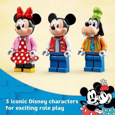 LEGO Disney Mickey and Friends – Mickey, Minnie and Goofy’s Fairground Fun 10778 Building Toy Set for Preschool Kids, Girls, and Boys Ages 4+ (184 Pieces) in Saudi Arabia