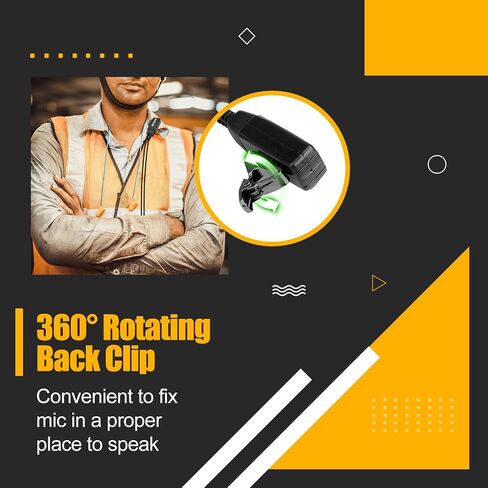 Retevis RB48 Walkie-Talkie Earpiece with Mic 1 Pin 2.5mm, Transparent Acoustic Tube, Compatible RB48 RT49 RT49B RT49P Two Way Radio, Walkie Talkie Headset(2 Pack) in Saudi Arabia