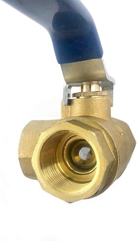 QWORK Series 3-Way (L-Port) Ball Valve, Lever Handle, NPT Female (3/4'') Made of Forged Brass in Saudi Arabia