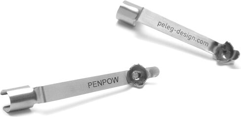 PELEG DESIGN PenPow، مجموعة من مشبكين قلم رصاص معدني لإطلاق الكرات الورقية، هدايا مضحكة للأطفال in Kuwait