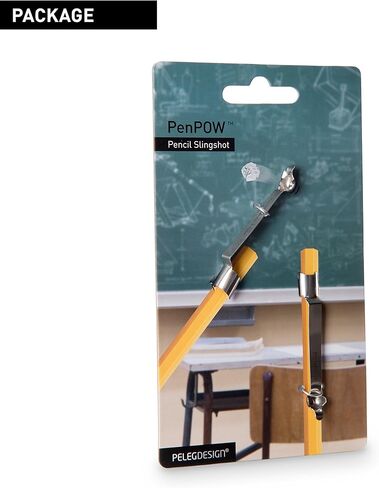 PELEG DESIGN PenPow، مجموعة من مشبكين قلم رصاص معدني لإطلاق الكرات الورقية، هدايا مضحكة للأطفال in Kuwait