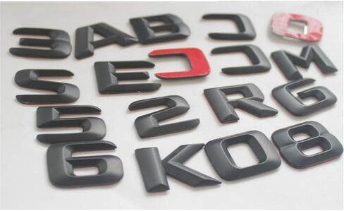 مات الأسود "C 300" سيارة الجذع الخلفي رسائل كلمة شارة شعار رسالة ملصق لاصق لامع ورائع لمرسيدس بنز C الفئة C300 in Kuwait