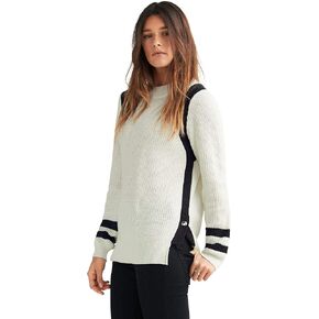 ellos Plus Size Side Stripe Mockneck Sweater in Kuwait