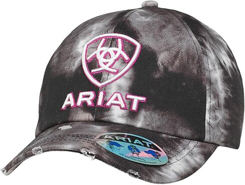 ARIAT LADIALS CAP-DIE-DYE CAP مع شعار مطرز ثلاثي الأبعاد in Saudi Arabia