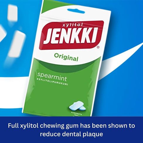 Cloetta Jenkki Xylitol Professional Freshmint Chewing gum 16 Pack of 90g in Saudi Arabia