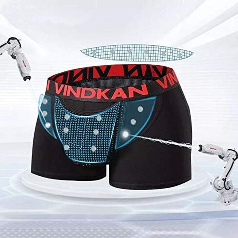 VindKan Men's Cotton Boxer Briefs, Soft and Breathable Underwear for Men in Saudi Arabia