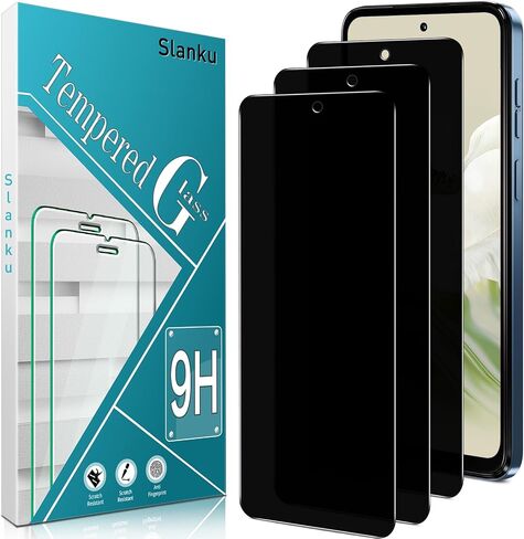Slanku (3 Pack Tempered Glass for Moto G Play 2024 Screen Protector, Touch Sensitivity, Scratch Resistant, Bubble Free, Case Friendly in Saudi Arabia
