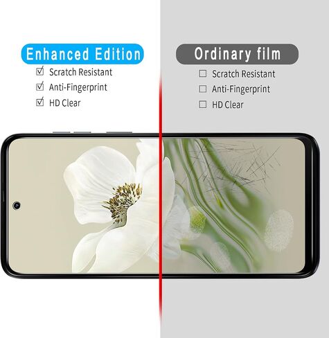 Slanku (3 Pack Tempered Glass for Moto G Play 2024 Screen Protector, Touch Sensitivity, Scratch Resistant, Bubble Free, Case Friendly in Saudi Arabia
