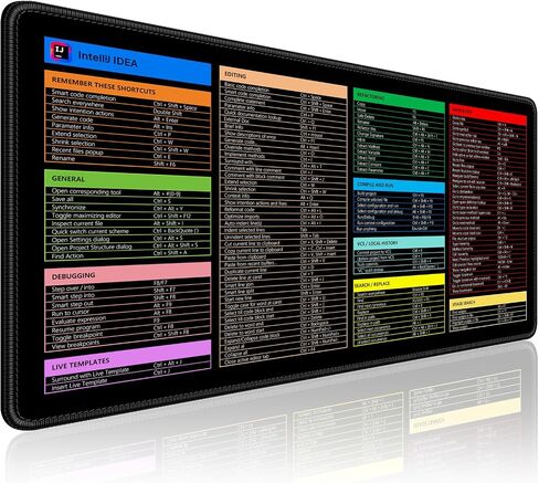 Excel Cheat Sheet Desk Desk ، وسادة الماوس الكبيرة الممتدة للألعاب ، واختصارات لوحة مفاتيح الكمبيوتر الكبير XXL لمفاتيح مفاتيح سطح المكتب ، وحصيرة مكتب جدول بيانات Office للوحة المفاتيح والكمبيوتر المحمول ، 31.5 × 15.7 بوصة ، أرجواني in Kuwait