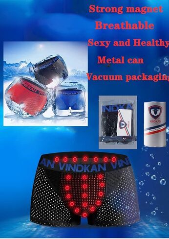VindKan Men's Cotton Boxer Briefs, Soft and Breathable Underwear for Men in Kuwait