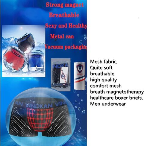 VindKan Men's Cotton Boxer Briefs, Soft and Breathable Underwear for Men in Kuwait