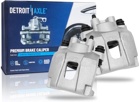 Detroit Axle - Rear Brake Calipers for Jeep 2002 2003 2004 2005 2006 2007 Liberty, 2 Disc Brake Calipers Replacement in Saudi Arabia