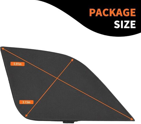 Left and Right Front Bumper Tow Hook Eye Cover Cap Compatible with Rav-Four 2016-2018 Replaces 532850R080 532860R080 (2PCS) in Saudi Arabia