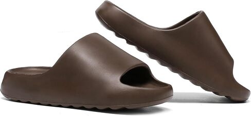 Cloud Slides for Women and Men, Platform Slides Slippers, Non-Slip Quick Drying Soft Lightweight Shower Shoes, Thick Sole Open Toe Slides Sandals for Indoor & Outdoor in Saudi Arabia