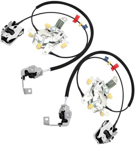 2PCS DOOR DOOR CABLE LATCH LATCH PETER الجزء العلوي الخلفي اليسار يمينًا متوافقًا مع 250 350 450 550 (FIT F Series) 1999-2007 6C3Z28264A01A 6C3Z28264A00A DRIVER Side Door Lock Actuor in Saudi Arabia