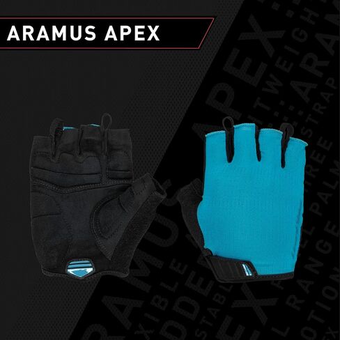 جلود السحلية Aramus Apex قفازات ركوب الدراجات المبطنة - قفازات دراجة شريرة للجنسين القصير - 3 ألوان in Saudi Arabia