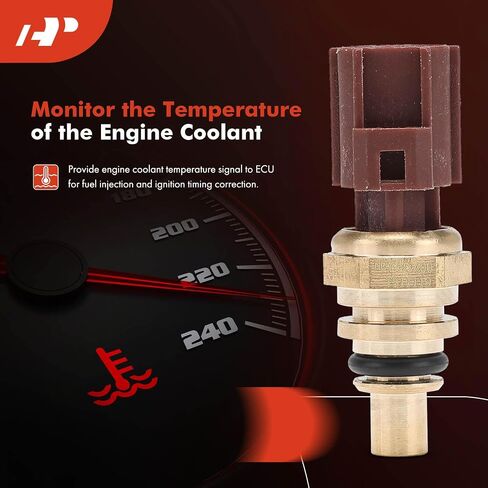 A-Premium Engine Coolant Temperature Sensor [2 Pins] Compatible with Ford & Mazda & Mercury, fits Explorer, Taurus, Ranger, Contour, Escort, Explorer Sport, Explorer Sport Trac, B4000, Cougar & More in Saudi Arabia