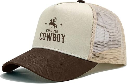 قبعة قبعة Cowboy Hat Funny Trucker للرجال أبي قبعة هدايا مضحكة in Kuwait