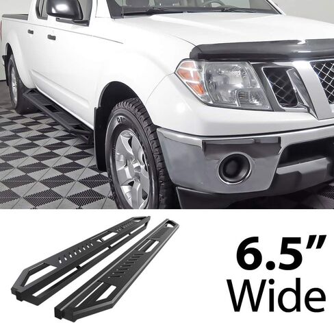 HD Ridez Pocket Drop Steps Armor متوافق مع Nissan Frontier 2005-2025 Crew Cab (Nerf Bar Side Steps Side Bars) in Saudi Arabia